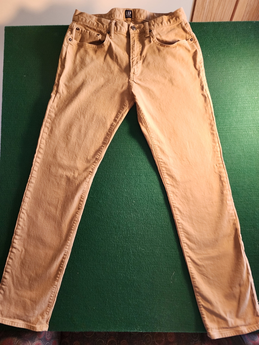 GAP Men's Khaki Slim Straight Pants